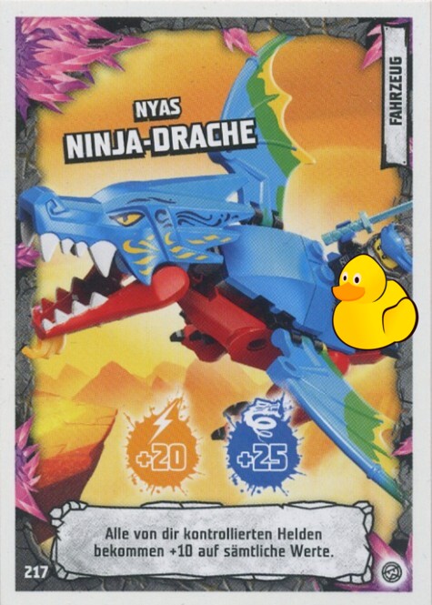 LEGO Ninjago Serie 8 | #217 Nyas Ninja-Drache