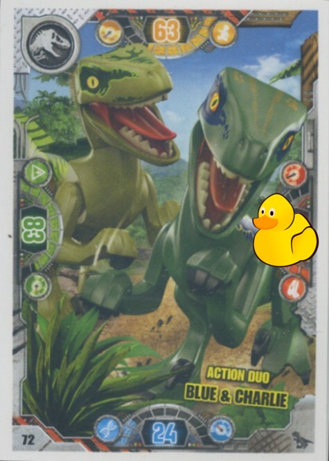 LEGO Jurassic World Serie 2 | #072 Action Duo Blue & Charlie
