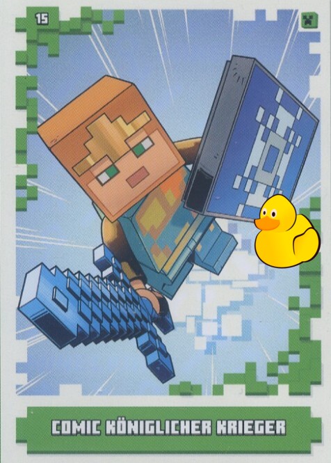 LEGO Minecraft Serie 1 | #015 Comic Königlicher Krieger