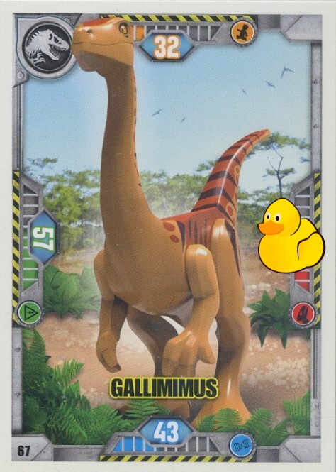 LEGO Jurassic World Serie 1 | #067 Gallimimus