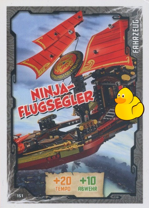 LEGO Ninjago Serie 1 | #151 Ninja Flugsegler 