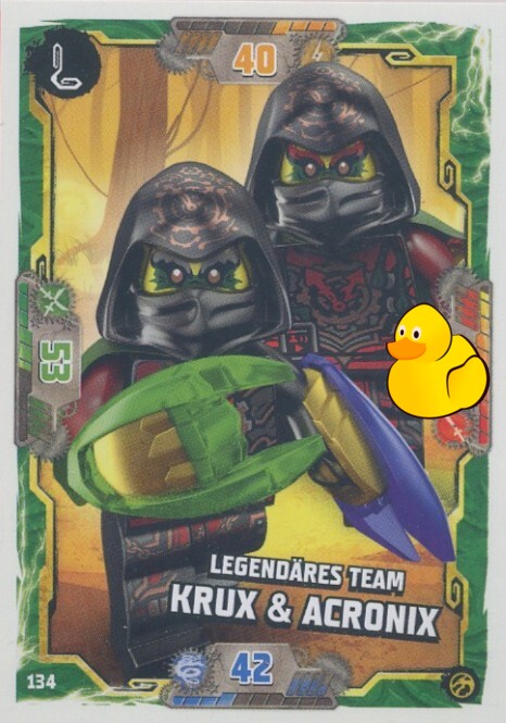 LEGO Ninjago Serie 7 | #134 Legendäres Team Krux & Acronix
