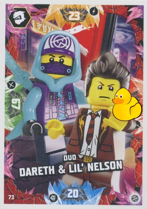 LEGO Ninjago Serie 8 | #073 Duo Dareth & Lil‘ Nelson