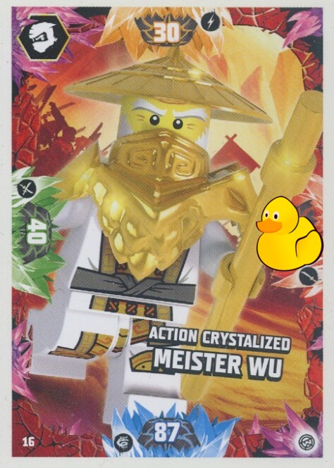 LEGO Ninjago Serie 8 | #016 Action Crystalized Meister Wu
