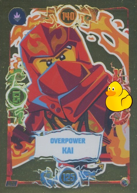 LEGO Ninjago Serie 9 | #254 Overpower Kai (Goldkarte)