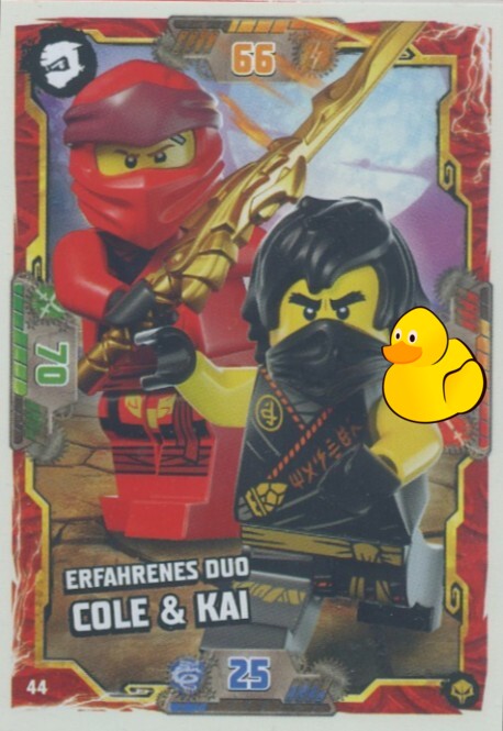 LEGO Ninjago Serie 7 Next Level | #044 Erfahrenes Duo Cole & Kai