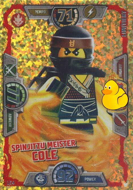 LEGO Ninjago Serie 3 | #LE4 Spinjitzu Meister Cole LEGO Ninjago Serie 3 | #LE4 Spinjitzu Meister Cole