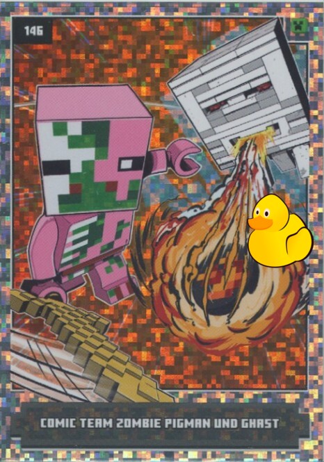 LEGO Minecraft Serie 1 | #146 Comic Team Zombie Pigman und Ghast