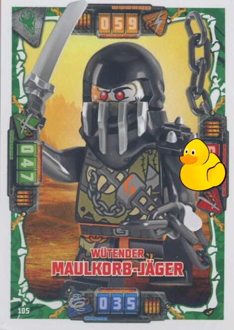 LEGO Ninjago Serie 4 | #105 Wütender Maulkorb-Jäger 