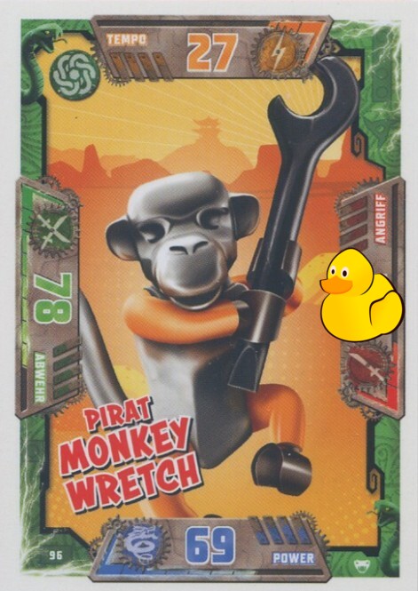 LEGO Ninjago Serie 2 | #096 Pirat Monkey Wretch 