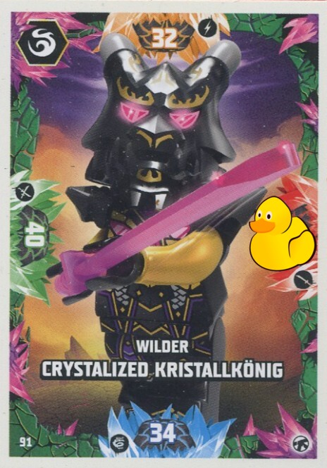 LEGO Ninjago Serie 8 Next Level | #091 Wilder Crystalized Kristallkönig