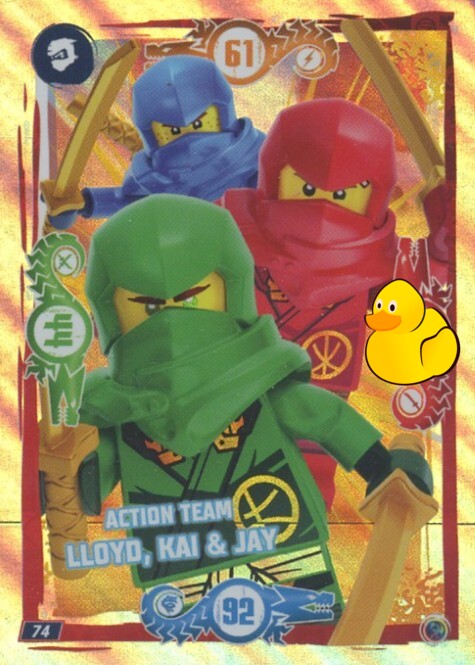LEGO Ninjago Serie 9 | #074 Action Team Lloyd, Kai & Jay