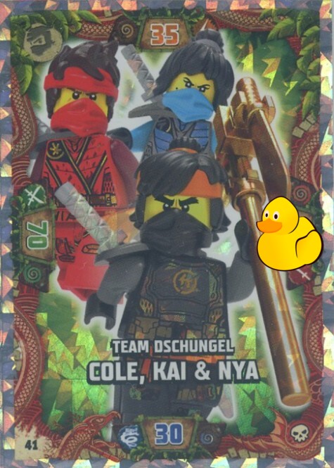 LEGO Ninjago Serie 6 | #041 Dschungel Cole, Kai & Nya