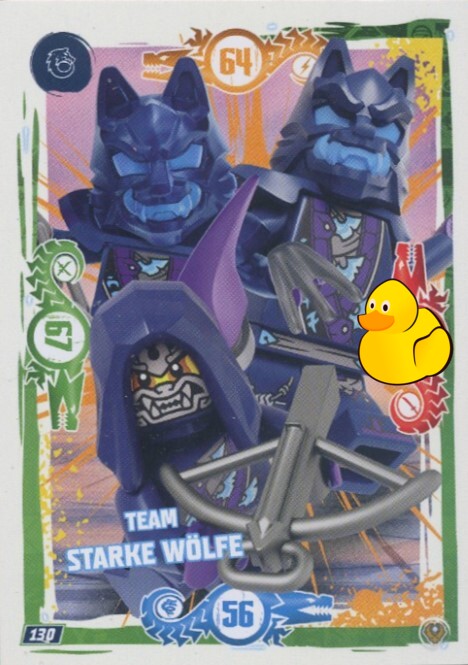 LEGO Ninjago Serie 9 Next Level  | #130 Team Starke Wölfe