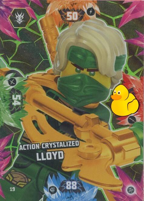 LEGO Ninjago Serie 8 | #019 Action Crystalized Lloyd