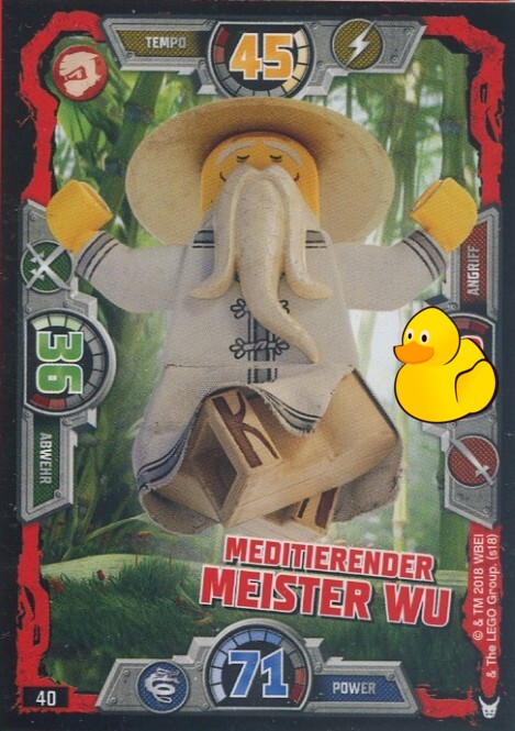 LEGO Ninjago Serie 3 | #040 Meditierender Meister Wu 