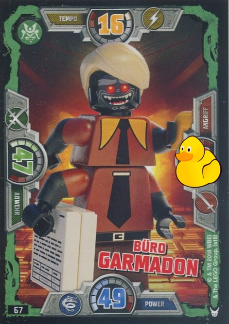 LEGO Ninjago Serie 3 | #067 Büro Garmadon 