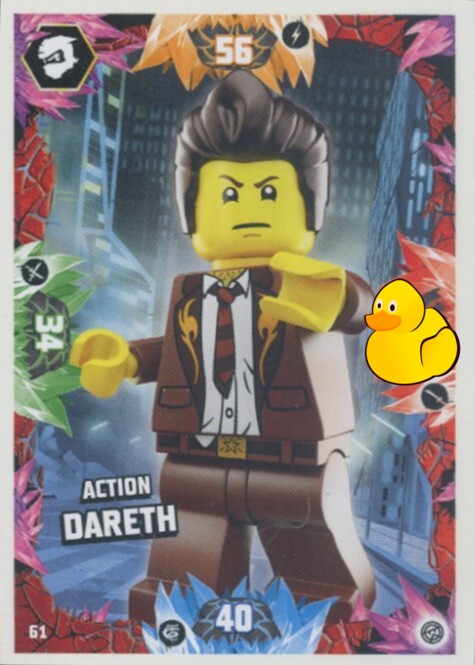 LEGO Ninjago Serie 8 | #061 Action Dareth