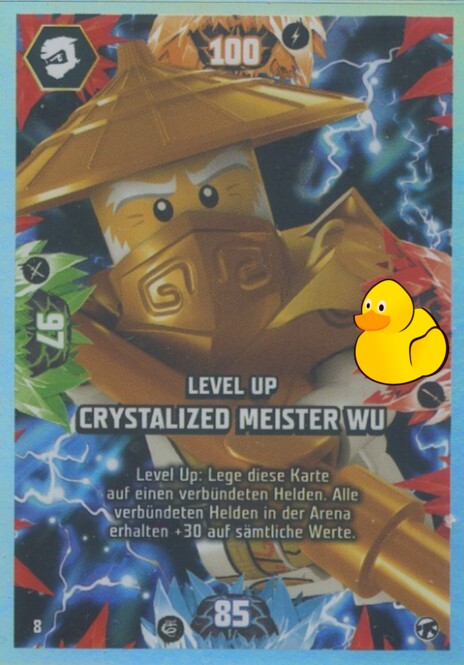 LEGO Ninjago Serie 8 Next Level | #008 Level Up Crystalized Meister Wu,