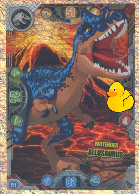 LEGO Jurassic World Serie 2 | #051 (Twin) Wütender Allosaurus