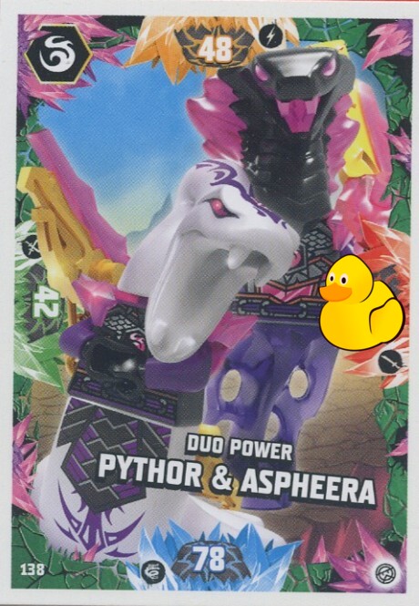 LEGO Ninjago Serie 8 | #138 Duo Power Pythor & Aspheera