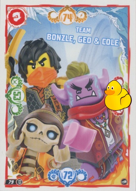 LEGO Ninjago Serie 10 |  #079 Team Bonzle, Geo & Cole