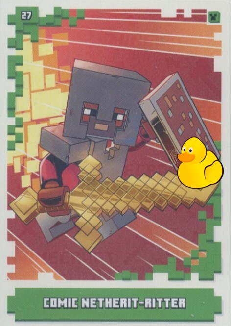 LEGO Minecraft Serie 1 | #027 Comic Netherit Ritter