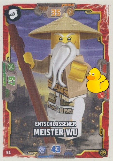 LEGO Ninjago Serie 7 | #051 Entschlossener Meister Wu