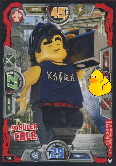 LEGO Ninjago Serie 3 | #019 Schüler Cole LEGO Ninjago Serie 3 | #019 Schüler Cole