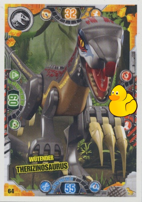 LEGO Jurassic World Serie 2 | #064 Wütender Therizinosaurus
