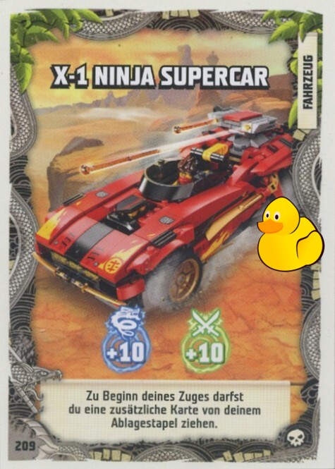 LEGO Ninjago Serie 6 | #209 X-1 Ninja Supercar 