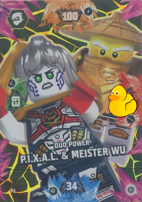 LEGO Ninjago Serie 8 | #071 Duo Power P.I.X.A.L. & Meister Wu