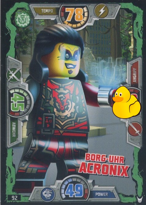 LEGO Ninjago Serie 3 | #092 Borg-Uhr Acronix 