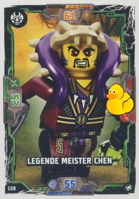 LEGO Ninjago Serie 8 Next Level | #138 Legende Meister Chen