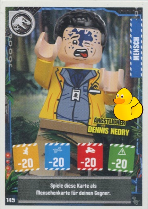LEGO Jurassic World Serie 3 | #145 Ängstlicher Dennis Nedry