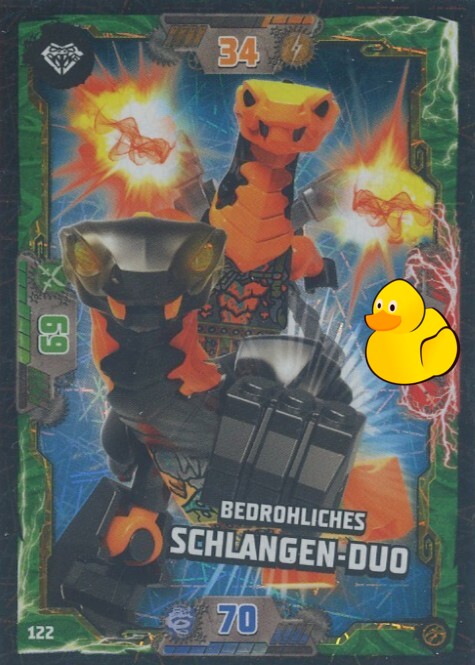 LEGO Ninjago Serie 7 | #122 Bedrohliches Schlangen Duo