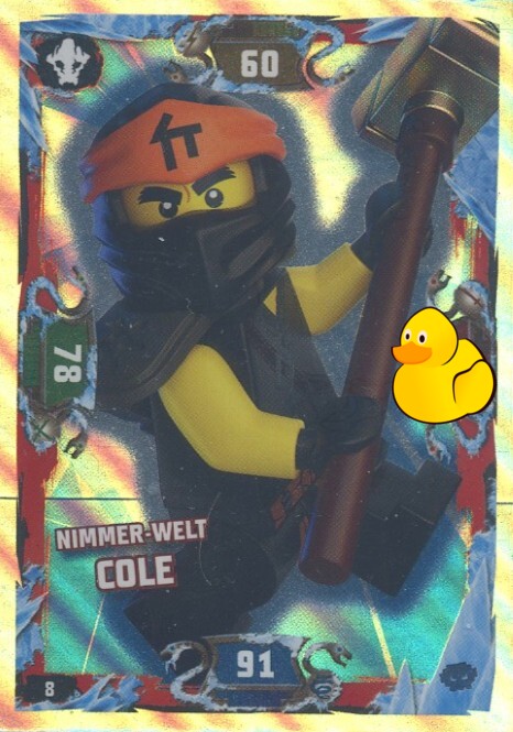 LEGO Ninjago Serie 5 | #008 Nimmer-Welt Cole