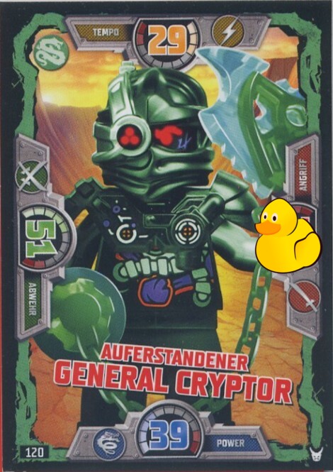 LEGO Ninjago Serie 3 | #120 Auferstandener General Cryptor LEGO Ninjago Serie 3 | #120 Auferstandener General Cryptor