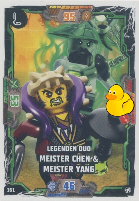 LEGO Ninjago Serie 8 Next Level | #161 Legenden Duo Meister Chen & Meister Yang