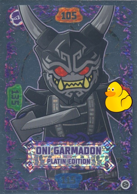 LEGO Ninjago Serie 8 | #255 Oni Garmadon Platin Edition