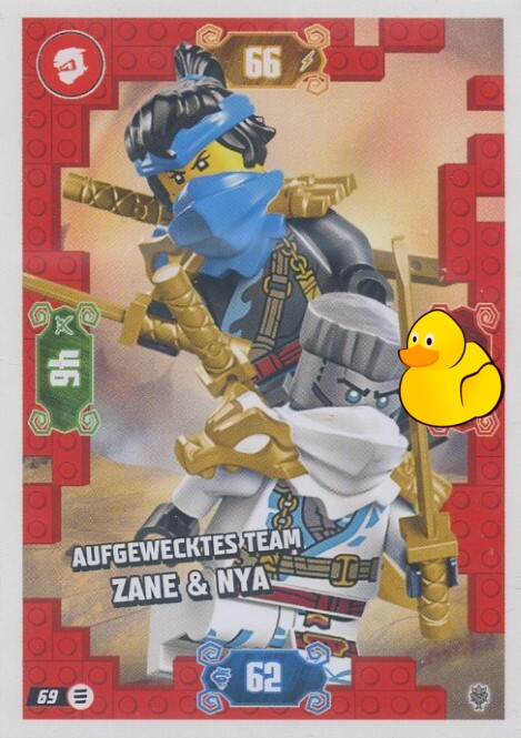 LEGO Ninjago Serie 11 | #069 Aufgewecktes Team Zane & Nya