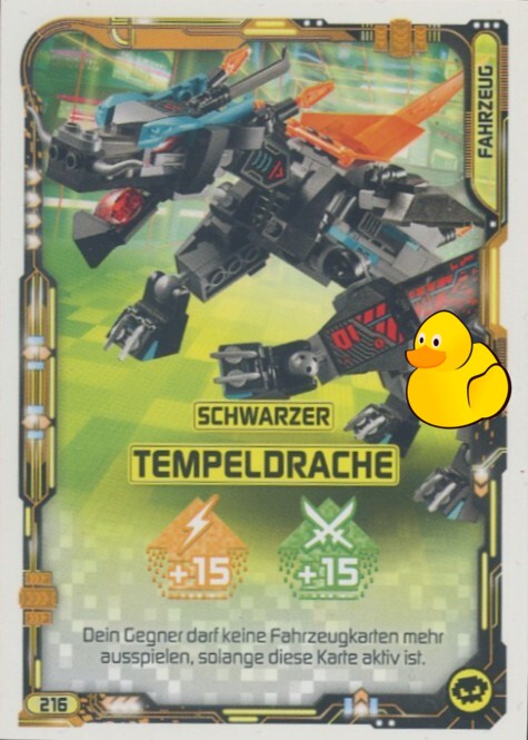 LEGO Ninjago Serie 5 | #216 Schwarzer Tempeldrache 