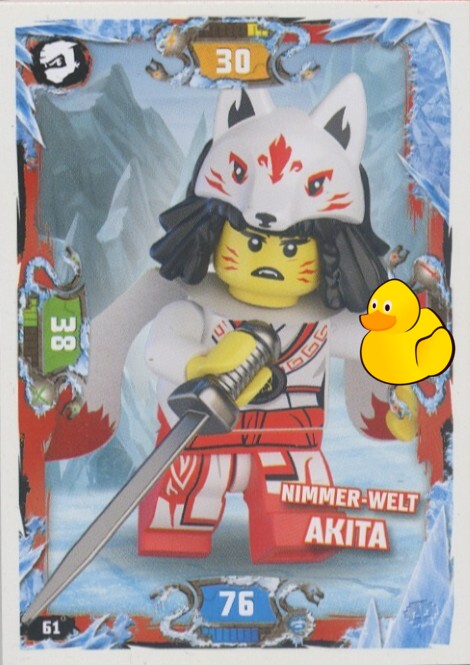 LEGO Ninjago Serie 5 | #061 Nimmer-Welt Akita LEGO Ninjago Serie 5 | #061 Nimmer-Welt Akita