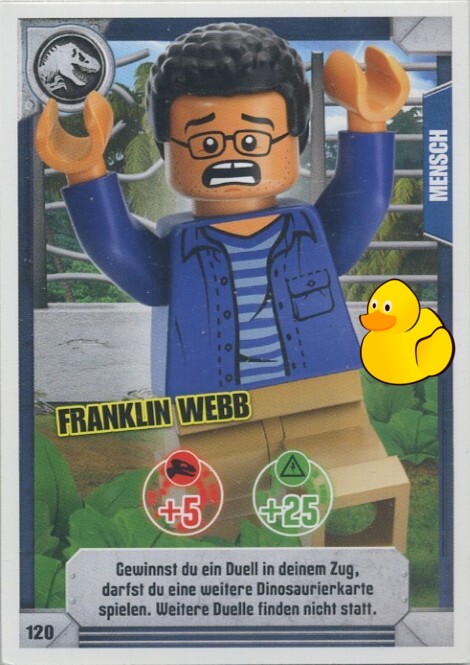 LEGO Jurassic World Serie 1 | #120 Franklin Webb