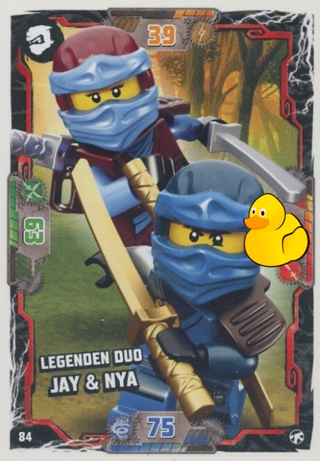 LEGO Ninjago Serie 8 Next Level | #084 Legenden Duo Jay & Nya