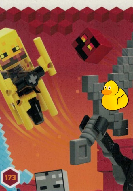 LEGO Minecraft Serie 3 | #173 Puzzlekarte Der Nether 2
