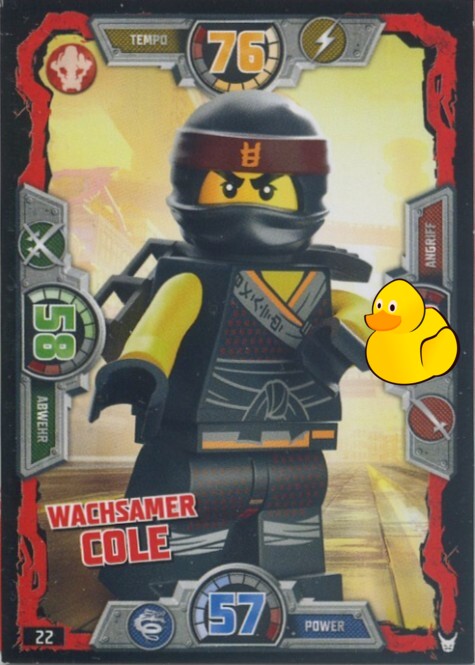 LEGO Ninjago Serie 3 | #022 Wachsamer Cole LEGO Ninjago Serie 3 | #022 Wachsamer Cole