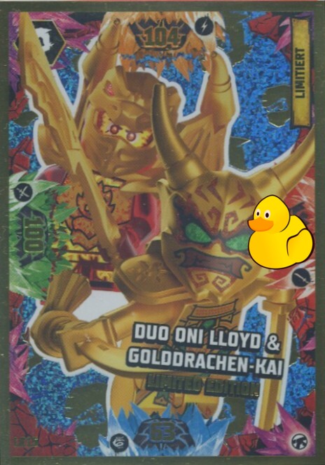 LEGO Ninjago Serie 8 Next Level | #LE15 Duo Oni Lloyd & Golddrachen-Kai