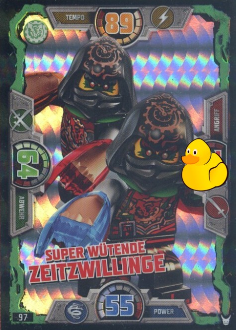 LEGO Ninjago Serie 3 | #097 Super wütende Zeitzwillinge