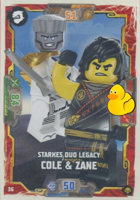 LEGO Ninjago Serie 7 Next Level | #036 Starkes Duo Legacy Cole & Zane